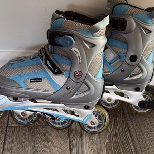 Schwinn Blue and Gray Inline Skates with Adjustable Youth sizes